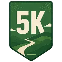 5K personal record badge