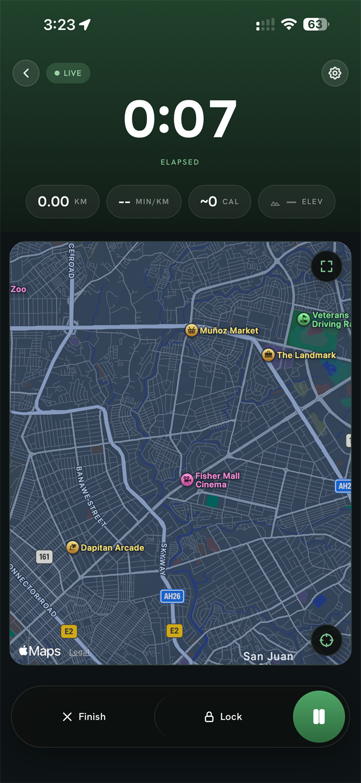 Kamee Fitness — Track outdoors